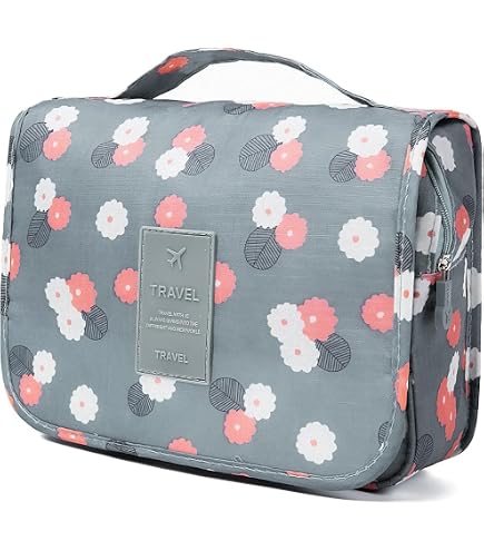 Mathilde M Kosmetiktasche Damen – Kleine Reisetasche Aus Polyester, Rosa, 21x15x4 Cm