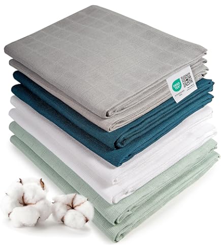 Torchon de cuisine - ZOLLNER - Set de 10 - Carreaux Bleu-Blanc - 50x100 Torchon de cuisine - ZOLLNER - Set de 10 - Carreaux Bleu-Blanc - 50x100
