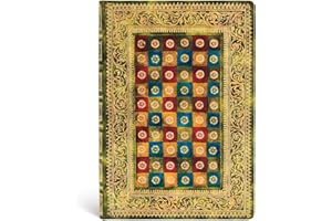 Carnet PAPERBLANKS ligné - Midi 130×180mm - Les Matins Vénitiens série Verte