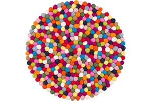 ‎MYFELT myfelt Filzkugel Sitzauflage/Stuhlauflage - Lotte - 36 cm, bunt