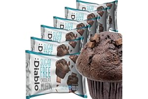 :DIABLO Diablo Sugar Free Chocolate Muffin Cupcake - Sweetened with Maltitol, Halal & Kosher Approved, Sugar Free Snacks - Perfect for Gifting, Birthdays, Special Occasions - 45g Each, Pack of 6