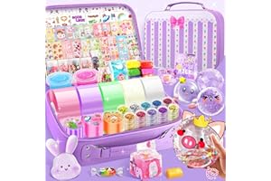 Buntwunder 106 Stück Nano Tape Bubbles Set für Kinder, Nano Klebeband Doppelseitig Craft Kits mit 5 Rollen Nanoband, Nano Tape DIY Aufklebern Bastelset Kreatives Spielzeug für Mädchen