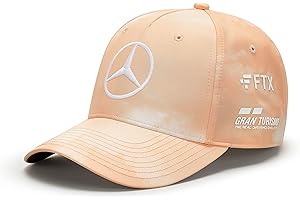 FUEL FOR FANS 2022 MERCEDES-AMG PETRONAS REPLICA SE LEWIS HAMILTON SKY BASEBALL CAP
