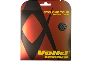 Volkl Cyclone Tour Unisex Adult Racket Racket Rope, Charcoal Grey, 12 m