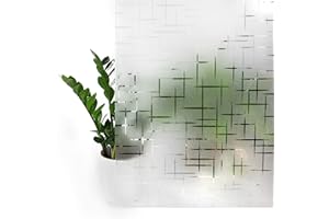 DecoMeister Lámina Adhesiva para Ventanas Vinilo Autoadhesivo Sin Pegamento para Cristales Película Estática para Cocina Papel Decorativo para Mampara Proteccion de Privacidad En Rollo 45 x 150 cm