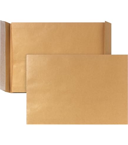 Japun - Buste (100 Pezzi) In Carta Kraft Vintage Arrone, Busta Senza - Foto 10