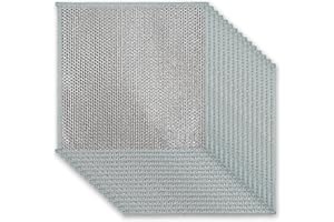 Nosuva®️Pack de 15 Paños de Alambre Multiusos para Limpieza | Estropajos Cocina de Aluminio | Paños de Cocina Metálicos Doble Capa | Trapos de Limpieza Resistentes para Ollas y Sartenes.
