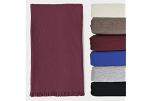 DALINA TEXTIL S.L DALINA Textil - Colcha Multiusos Sofa,Manta Foulard,Plaid para Cama,Cubresofa Cubrecama,jarapas,Comoda Practica y Suave. Poliester Algodón con Bordaje