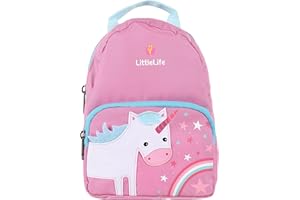 LittleLife Przyjazne twarze zwierzę maluch plecak z bezpiecznym wodzem Dziewczynki Friendly Faces Animal Toddler Backpack With Safety Rein (1 w zestawie)