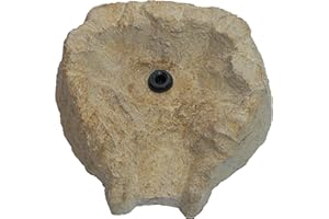 Wasserkaskaden Quellschale Fulda Fels Quelle, Beige/Braun, 42 x 41x 9 cm