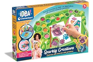 Clementoni Art & Craft Idea - Sparkly Lab, Leksak för Barn 7-10 år - 18742