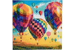 CRYSTAL ART- Couteau à Main Rainbow avec Clip en Acier Inoxydable Kit Tableau à diamanter, CAKA46, Multicolore, 30x30cm