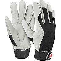 HandschuhMan. Hochwertige Arbeitshandschuhe weiche Lederhandschuhe mit Klettverschluß Gr. 6-11