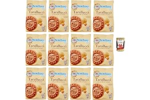 ‎ITALIAN GOURMET E.R. Mulino Bianco Tarallucci Biscotti con Uova Fresche 100% italiane, Kekse mit 100% frischen italienischen Eiern, biscuits, cookies, 12x 350 g + Italian Gourmet polpa 400g