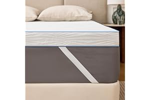 Solviente Topper 140x200cm H3-7.5cm Memory Foam & Kaltschaum Matratzen Topper, Oeko-TEX® Zertifiziert, Abnehmbarer Bezug, rutschfest, Antiallergisch, Leise & Atmungsaktiv