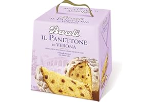 PVL TRADE Bauli Panettone Verona Panettone traditionnel italien avec raisins secs et amandes entières Sans fruits congelés 1 kg