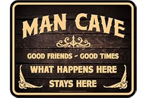 Oryginalna dekoracyjna tabliczka blaszana RAHMENLOS dla mężczyzn impreza pokój - Man Cave