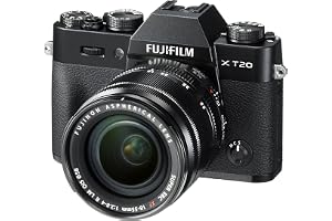 FUJIFILM X-T20 Spegelfri Kamera, Svart, 18-55 mm