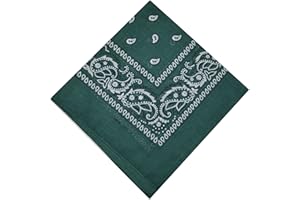 SCHALS & TÜCHER Bandana 100% Coton Original Paisley Foulard accessoire Bandeau cheveux Echarpe Mouchoirs Homme Femme Enfant
