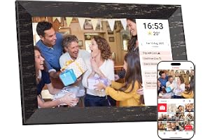 Produktabbildung: Frameo WLAN Digitaler Bilderrahmen 10,1 Zoll, 32GB HD Touchscreen 1280×800 | Elektronischer frameo digital pho