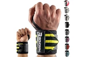 ‎BIOMORPH BIOMORPH Profi Handgelenk Bandagen 54cm für Fitness, Bodybuilding, Kraftsport & Crossfit I Wrist Wraps für Frauen & Männer