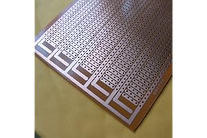 JINGTONGDA 5stk 85X200mm 8.5x20cm 4er Streifenraster Veroboard Stripboard Prototype Paper PCB Platine Leiterplatte Universal Experiment Matrix Circuit Board Bakelite