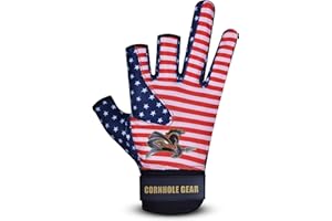 GLADIATOR CORNHOLE GEAR Original Handschuh für Cornhole Outdoor-Spiel Hält Cornhole Bags & Cornhole Boards schweißfrei Cornhole Glove für Cornhole Game Verwendet von ACL Cornhole Pro Spielern mit Sitzsäcken für Cornhole Toss