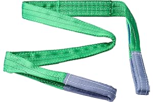 IPEA Weights and Weights Lifting Strap – Load Capacity 2000 kg – Abrasion Resistant Polyester Rope for Lifting Heavy Items – CEN Compliant – 60 mm x 2 metres – Green