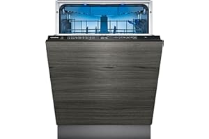 Siemens SX85TX00CE iQ500 XXL-Geschirrspüler Vollintegriert, 60 cm breit, Besteckschublade, glassZone schonende Reinigung Ihrer Gläser, varioSpeed Plus der Spül-Turbo, emotionLight
