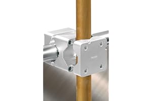 4smile Sonnenschirmhalter Balkongeländer – Aluminium Sonnenschirm Balkon Halterung - Schirmhalterung SunnyStar, Kraftprotz mit funktionalem Design, ideal für große Sonnenschirme