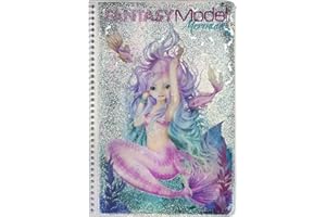 Depesche-DP-0010472 Libro para Colorear Fantasy Model Mermaid, Aprox. 17 x 23,5 x 1,5 cm Color (10472)