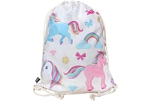 HECKBO bolsa de gimnasia infantil con cordón ropa deportiva botella para beber - jardín de infancia, escuela, guardería bolsa de tela - mochila, bolsa, mochila deportiva, bolsa de deporte niño niña