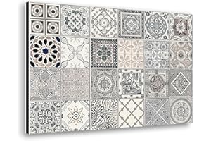 CREARREDA Paraschizzi Cucina in Alluminio Made in Italy Protezione per fornelli e muro lavabile e facile da montare Lastra paraschizzi in metallo 48x72