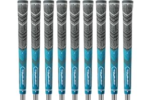 Golf Grip Tour Fit Dual Compound Premium Half Cord Golf Grips Standard Midsize Golf Grips with Golf Tape Set of 1/3/6/9/13