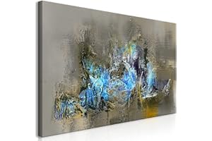 murando Quadro Astratto 120x60 cm 1 pezzo Stampa su tela in TNT XXL Immagini moderni Murale Fotografia Grafica Decorazione da parete come dipinto grigio a-A-10055-b-a