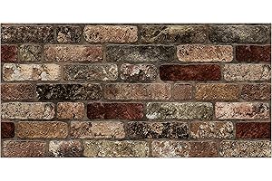 Izodekor - Panneaux muraux 3D en polystyrène imitation pierre - Pour cuisine, salle de bains, balcon, chambre à coucher, salon, mur arrière de cuisine et terrasse - Tempête de sable