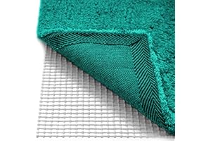 Purovi® Rete antiscivolo per tappeti | Sottotappeto 200 x 80 cm | Ritagliabile | Protezione antiscivolo per tappeti