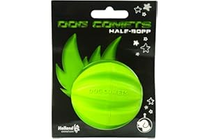 Dog Comets Ball Halley - Pelota para Perros - Ø6 cm - Juguete para Perros - Pelota para Perros para encías sanas - Caucho Natural - Verde