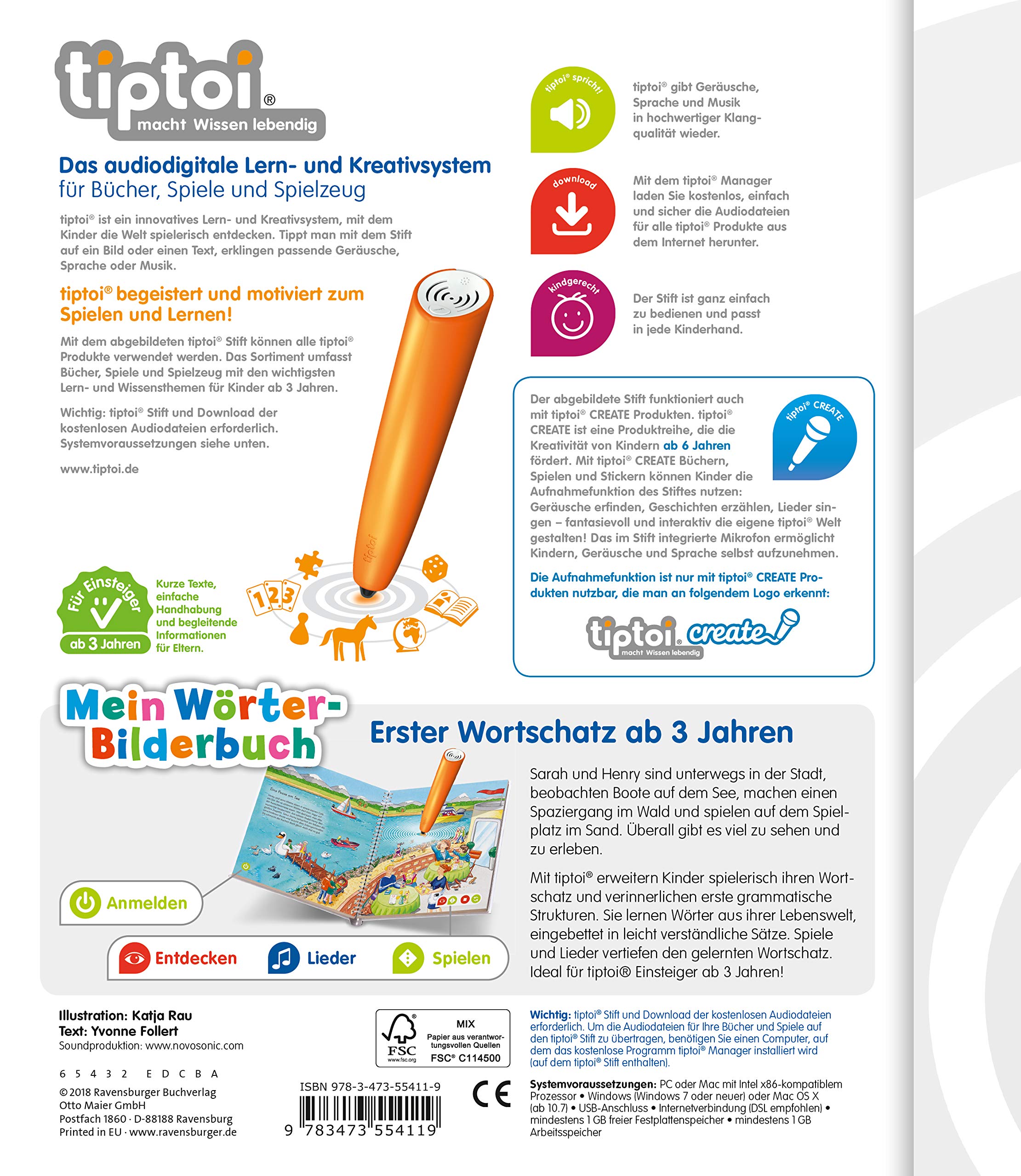  tiptoi® Mein Wörter-Bilderbuch Unterwegs - Tienda Juegos de Mesa Bildidee 