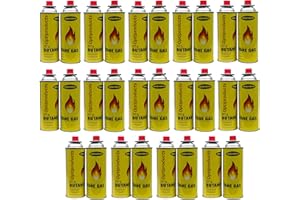 OPTIPRODUCTS New 28 BUTANE GAS BOTTLES CANISTERS FOR PORTABLE STOVES TORCHES COOKERS GRILL HEATERS CHEF WAND 227g Cans