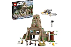 LEGO 75365 Star Wars La Base Rebelle de Yavin 4, Set Comprenant 10 Minifigurines Dont Luke Skywalker, la Princesse Leia, Chewbacca, Plus 2 Figurines de Droïdes, Un Y-Wing et Une Salle de Briefing