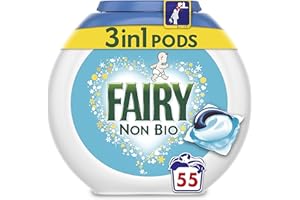PROCTER & GAMBLE Fairy Non Bio Pods Washing Liquid Capsules, 55 Washes