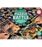 Educa Puzzle Battle Dragon Ball – Juego De Mesa Rápido De 12 Puzzles De 42 Piezas Para Competir Desde 7 Años