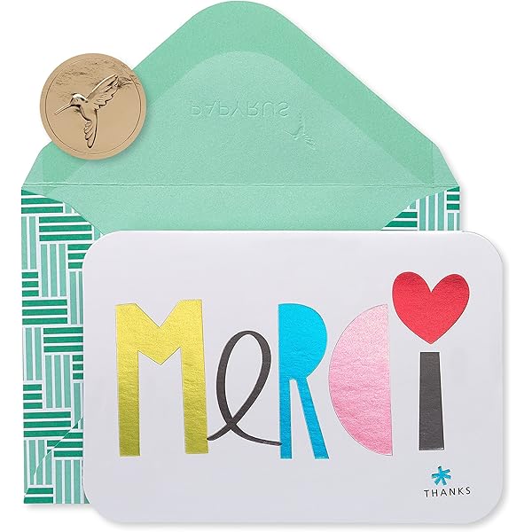 6 Pcs Cartes De Remerciement, Carte Merci, Cartes Postales De Remerciement, Carte Anniversaire Femme Homme, Set De Cartes Naissance, Mariage, Baptême, Enveloppe Naturelle Incluse