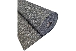 Develory Mata ochronna budowlana o grubości 3 mm — szerokość: 0,05 m do 1,25 m — długość: 0,1 m do 10 m — do wyboru: 65 cm x 210 cm x 0,3 cm — antypoślizgowa mata gumowa regenerująca zabezpieczenie ładunku mata ochronna