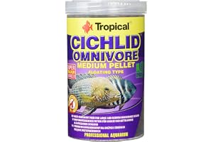 Tropical Cichlid Omnivore Medium Pellet, 1-pack (1 x 1 l)