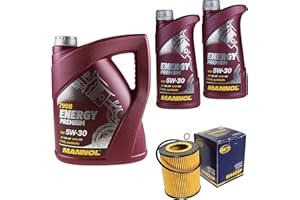 DIEDERICHS Filter Set Inspektionspaket 7 Liter MANNOL Motoröl Energy Premium 5W-30 API SN/CF SCT Germany Ölfilter
