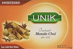 Unik Masala Tea Sweetened 220 g (Pack of 5)