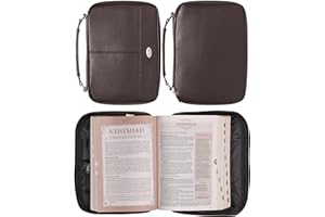 Christian Art Gifts Two-Fold Bible Organizer (Extra Large, Brown)