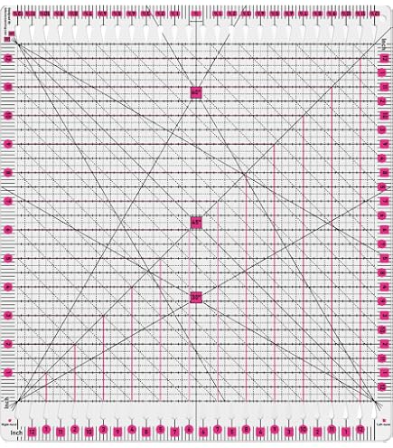 Numbers Slotted Ruler Slotted Rulers For Quilting Uk